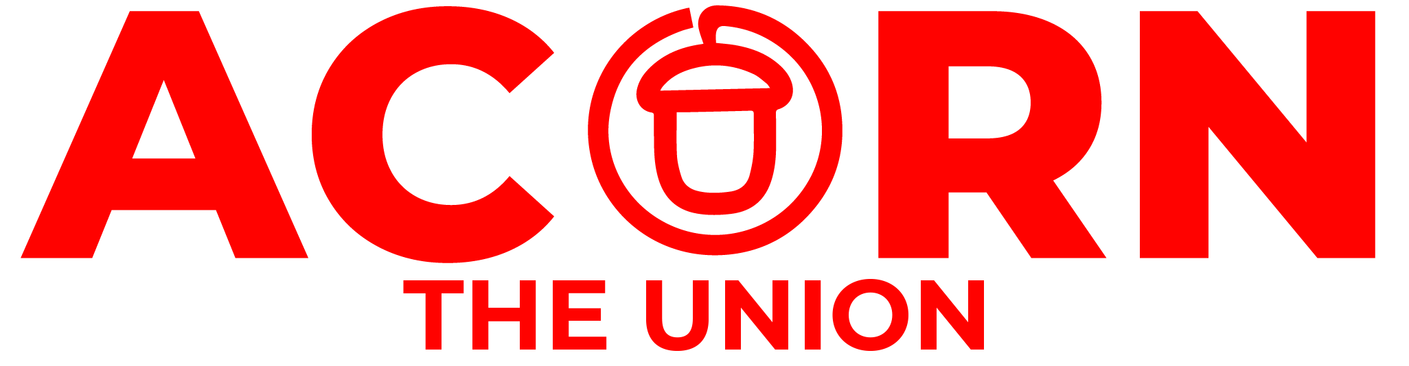 Acorn Logo Strapline Red